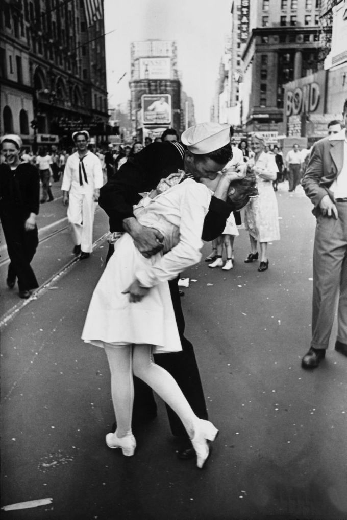 V-J Day In Times Square by Alfred Eisenstaedt